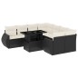 vidaXL 9-tlg. Garten-Sofagarnitur mit Kissen Schwarz Poly Rattan vidaXL 9-tlg. Garten-Sofagarnitur mit Kissen Schwarz Poly Rattan