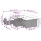 vidaXL 9-tlg. Garten-Sofagarnitur mit Kissen Schwarz Poly Rattan vidaXL 9-tlg. Garten-Sofagarnitur mit Kissen Schwarz Poly Rattan