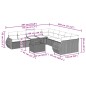 vidaXL 11-tlg. Garten-Sofagarnitur mit Kissen Schwarz Poly Rattan vidaXL 11-tlg. Garten-Sofagarnitur mit Kissen Schwarz Poly Rattan