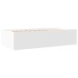 vidaXL Tagesbett mit Schubladen Weiß 100x200 cm Holzwerkstoff vidaXL Tagesbett mit Schubladen Weiß 100x200 cm Holzwerkstoff