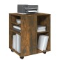 vidaXL Rollschrank Räuchereiche 60x53x72 cm Holzwerkstoff vidaXL Rollschrank Räuchereiche 60x53x72 cm Holzwerkstoff