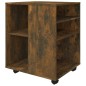 vidaXL Rollschrank Räuchereiche 60x53x72 cm Holzwerkstoff vidaXL Rollschrank Räuchereiche 60x53x72 cm Holzwerkstoff