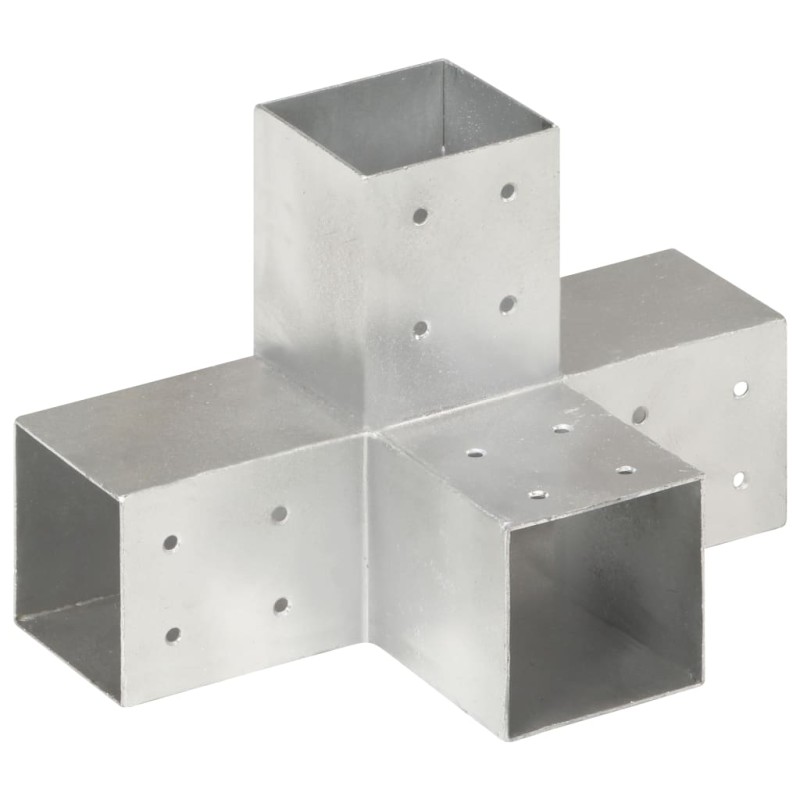 vidaXL Pfostenverbinder X-Form Verzinktes Metall 81 x 81 mm vidaXL Pfostenverbinder X-Form Verzinktes Metall 81 x 81 mm