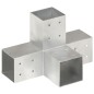 vidaXL Pfostenverbinder X-Form Verzinktes Metall 81 x 81 mm vidaXL Pfostenverbinder X-Form Verzinktes Metall 81 x 81 mm