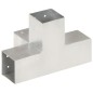 vidaXL Pfostenverbinder X-Form Verzinktes Metall 81 x 81 mm vidaXL Pfostenverbinder X-Form Verzinktes Metall 81 x 81 mm