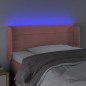 vidaXL LED Kopfteil Rosa 83x16x78/88 cm Samt vidaXL LED Kopfteil Rosa 83x16x78/88 cm Samt