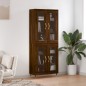Highboard Braun Eichen-Optik 69,5x34x180 cm Holzwerkstoff Highboard Braun Eichen-Optik 69,5x34x180 cm Holzwerkstoff
