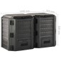 vidaXL Gartenkomposter Schwarz 800 L vidaXL Gartenkomposter Schwarz 800 L