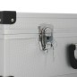 vidaXL Werkzeugkoffer 46 x 33 x 16 cm Silber Aluminium vidaXL Werkzeugkoffer 46 x 33 x 16 cm Silber Aluminium