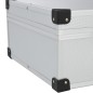 vidaXL Werkzeugkoffer 46 x 33 x 16 cm Silber Aluminium vidaXL Werkzeugkoffer 46 x 33 x 16 cm Silber Aluminium