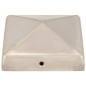 vidaXL Pfostenkappen 6 Stk. Pyramide Edelstahl 81 x 81 mm vidaXL Pfostenkappen 6 Stk. Pyramide Edelstahl 81 x 81 mm