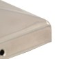vidaXL Pfostenkappen 6 Stk. Pyramide Edelstahl 81 x 81 mm vidaXL Pfostenkappen 6 Stk. Pyramide Edelstahl 81 x 81 mm