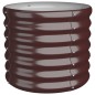 vidaXL Pflanzkübel Pulverbeschichteter Stahl 40x40x36 cm Braun vidaXL Pflanzkübel Pulverbeschichteter Stahl 40x40x36 cm Braun