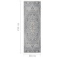 vidaXL Outdoor-Teppich Flachgewebe 80x250 cm Blaues Muster vidaXL Outdoor-Teppich Flachgewebe 80x250 cm Blaues Muster