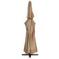 vidaXL Sonnenschirm mit Aluminium-Mast 600 cm Taupe vidaXL Sonnenschirm mit Aluminium-Mast 600 cm Taupe