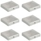 vidaXL Pfostenkappen 6 Stk. Pyramide Verzinktes Metall 81 x 81 mm vidaXL Pfostenkappen 6 Stk. Pyramide Verzinktes Metall 81 x 81 mm