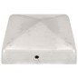 vidaXL Pfostenkappen 6 Stk. Pyramide Verzinktes Metall 81 x 81 mm vidaXL Pfostenkappen 6 Stk. Pyramide Verzinktes Metall 81 x 81 mm