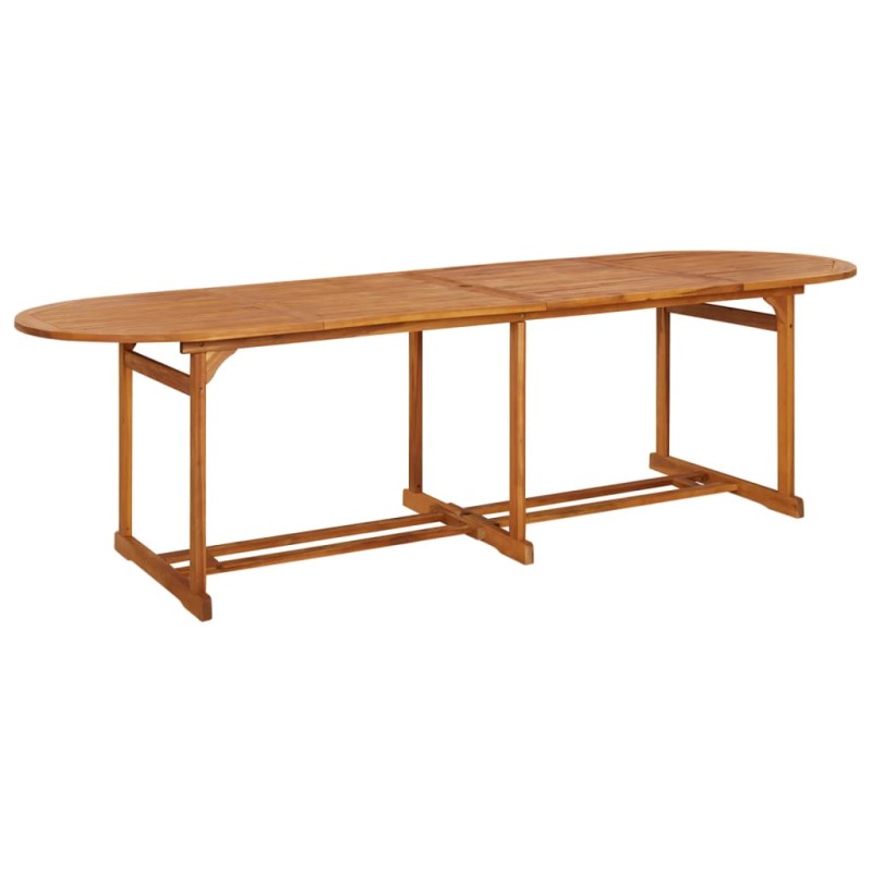 vidaXL Garten-Esstisch 280x90x75 cm Massivholz Akazie vidaXL Garten-Esstisch 280x90x75 cm Massivholz Akazie