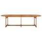 vidaXL Garten-Esstisch 280x90x75 cm Massivholz Akazie vidaXL Garten-Esstisch 280x90x75 cm Massivholz Akazie