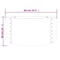 vidaXL Pflanzkübel Pulverbeschichteter Stahl 80x80x36 cm Grün vidaXL Pflanzkübel Pulverbeschichteter Stahl 80x80x36 cm Grün