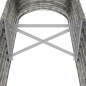 vidaXL Hochbeet Pulverbeschichteter Stahl 152x40x36 cm Silbern vidaXL Hochbeet Pulverbeschichteter Stahl 152x40x36 cm Silbern