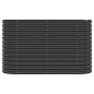 vidaXL Hochbeet Pulverbeschichteter Stahl 114x40x68 cm Anthrazit vidaXL Hochbeet Pulverbeschichteter Stahl 114x40x68 cm Anthrazit