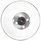 vidaXL Wandlampe Industriestil Schwarz 90x25 cm E27
