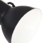 vidaXL Wandlampe Industriestil Schwarz 90x25 cm E27