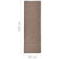 vidaXL Outdoor-Teppich Flachgewebe 80x250 cm Braun vidaXL Outdoor-Teppich Flachgewebe 80x250 cm Braun