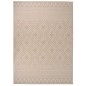 vidaXL Outdoor-Teppich Flachgewebe 200x280 cm Braun Gestreift vidaXL Outdoor-Teppich Flachgewebe 200x280 cm Braun Gestreift