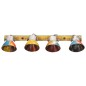 vidaXL Wandleuchte Industrie-Stil Mehrfarbig 90x25 cm E27 vidaXL Wandleuchte Industrie-Stil Mehrfarbig 90x25 cm E27
