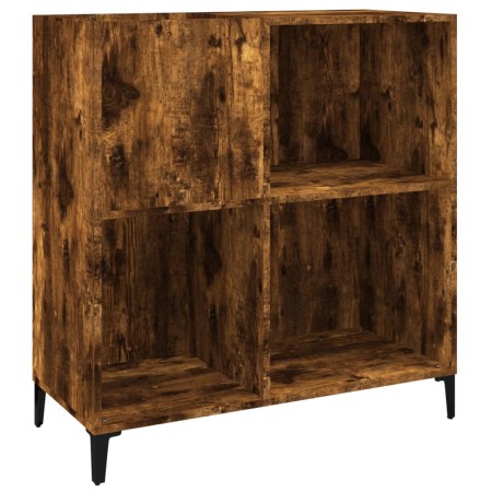 vidaXL Plattenschrank Räuchereiche 84,5x38x89 cm Holzwerkstoff