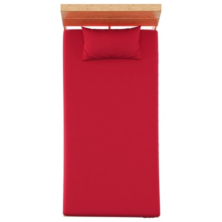 vidaXL Bettlaken 2 Stk. Polyester-Fleece 100x200 cm Burgunderrot