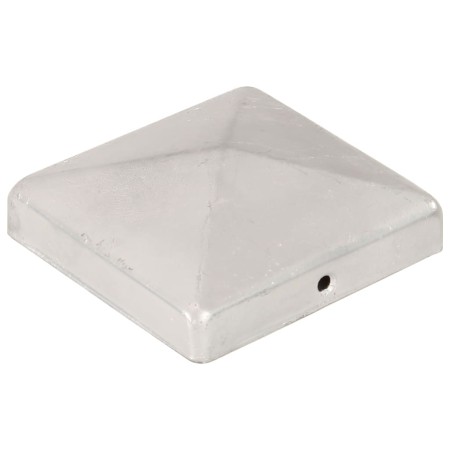 vidaXL Pfostenkappen 6 Stk. Pyramide Verzinktes Metall 101 x 101 mm  