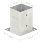 vidaXL Pfostenanker 4 Stk. Verzinktes Metall 101 mm vidaXL Pfostenanker 4 Stk. Verzinktes Metall 101 mm