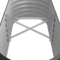 vidaXL Hochbeet Pulverbeschichteter Stahl 114x40x36 cm Anthrazit vidaXL Hochbeet Pulverbeschichteter Stahl 114x40x36 cm Anthrazit
