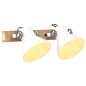 vidaXL Wandlampe Industriestil Weiß 45x25 cm E27 vidaXL Wandlampe Industriestil Weiß 45x25 cm E27