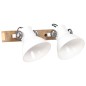 vidaXL Wandlampe Industriestil Weiß 45x25 cm E27 vidaXL Wandlampe Industriestil Weiß 45x25 cm E27