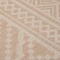 vidaXL Outdoor-Teppich Flachgewebe 80x250 cm Braun Gestreift vidaXL Outdoor-Teppich Flachgewebe 80x250 cm Braun Gestreift