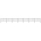 vidaXL Gartenzaun mit Speerspitzen Stahl 11,9 x 1 m Schwarz vidaXL Gartenzaun mit Speerspitzen Stahl 11,9 x 1 m Schwarz