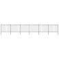 vidaXL Gartenzaun mit Speerspitzen Stahl 10,2 x 1,5 m Schwarz vidaXL Gartenzaun mit Speerspitzen Stahl 10,2 x 1,5 m Schwarz