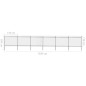 vidaXL Gartenzaun mit Speerspitzen Stahl 10,2 x 1,5 m Schwarz vidaXL Gartenzaun mit Speerspitzen Stahl 10,2 x 1,5 m Schwarz