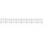vidaXL Gartenzaun mit Speerspitzen Stahl 13,6 x 1,5 m Schwarz vidaXL Gartenzaun mit Speerspitzen Stahl 13,6 x 1,5 m Schwarz