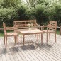 vidaXL 4-tlg. Garten-Lounge-Set Massivholz Teak vidaXL 4-tlg. Garten-Lounge-Set Massivholz Teak