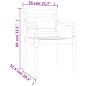 vidaXL 4-tlg. Garten-Lounge-Set Massivholz Teak vidaXL 4-tlg. Garten-Lounge-Set Massivholz Teak