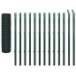 vidaXL Eurozaun Stahl 25 x 1,7 m Grün vidaXL Eurozaun Stahl 25 x 1,7 m Grün