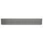 vidaXL Hochbeet Pulverbeschichteter Stahl 260x40x36 cm Grau vidaXL Hochbeet Pulverbeschichteter Stahl 260x40x36 cm Grau