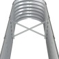 vidaXL Hochbeet Pulverbeschichteter Stahl 260x40x36 cm Grau vidaXL Hochbeet Pulverbeschichteter Stahl 260x40x36 cm Grau
