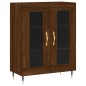 Highboard Braun Eichen-Optik 69,5x34x180 cm Holzwerkstoff Highboard Braun Eichen-Optik 69,5x34x180 cm Holzwerkstoff