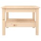 vidaXL Couchtisch 55x55x40 cm Massivholz Kiefer vidaXL Couchtisch 55x55x40 cm Massivholz Kiefer